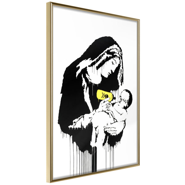 Poster - Banksy: Toxic Mary  - goud