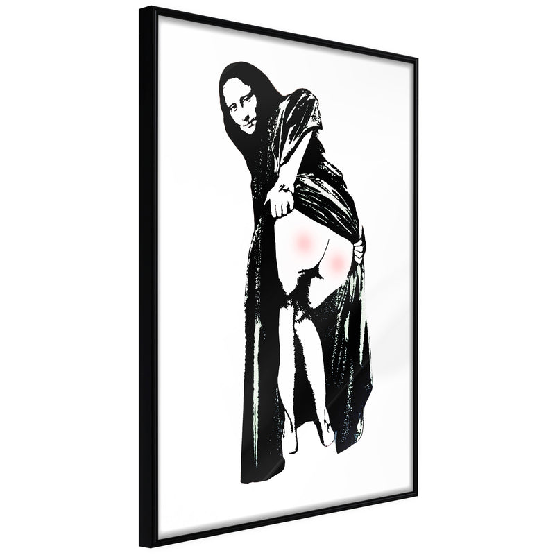 Poster - Moona Lisa  - zwart