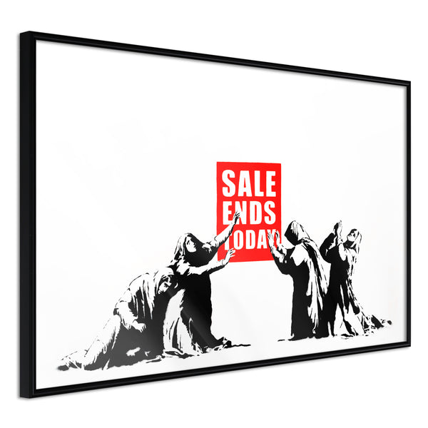 Poster - Banksy: Sale Ends  - zwart