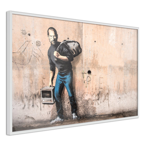 Poster - Banksy: The Son of a Migrant from Syria  - wit