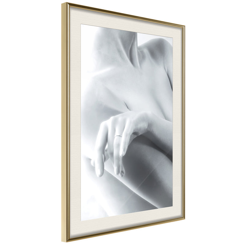 Poster - Natural Sensuality  - goud passepartout