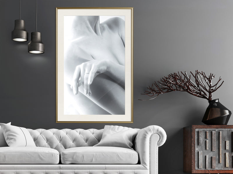 Poster - Natural Sensuality  - goud passepartout