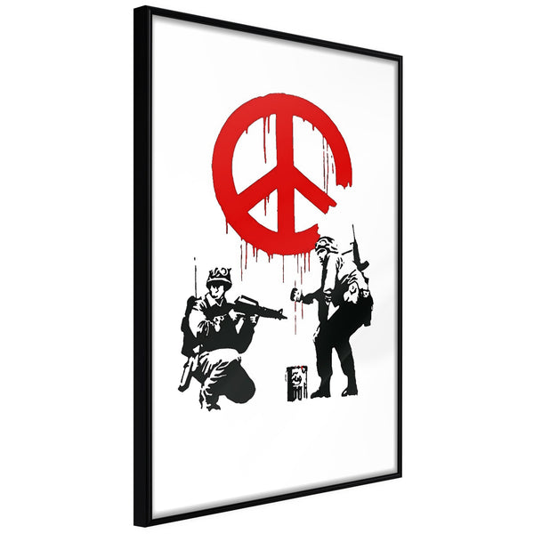 Poster - Banksy: CND Soldiers I  - zwart