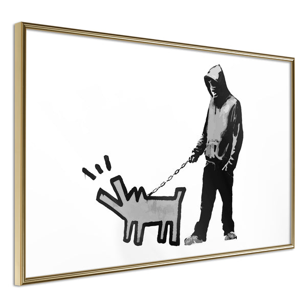 Poster - Banksy: Choose Your Weapon  - goud