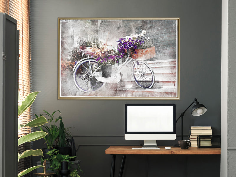 Poster - Flower Delivery  - goud