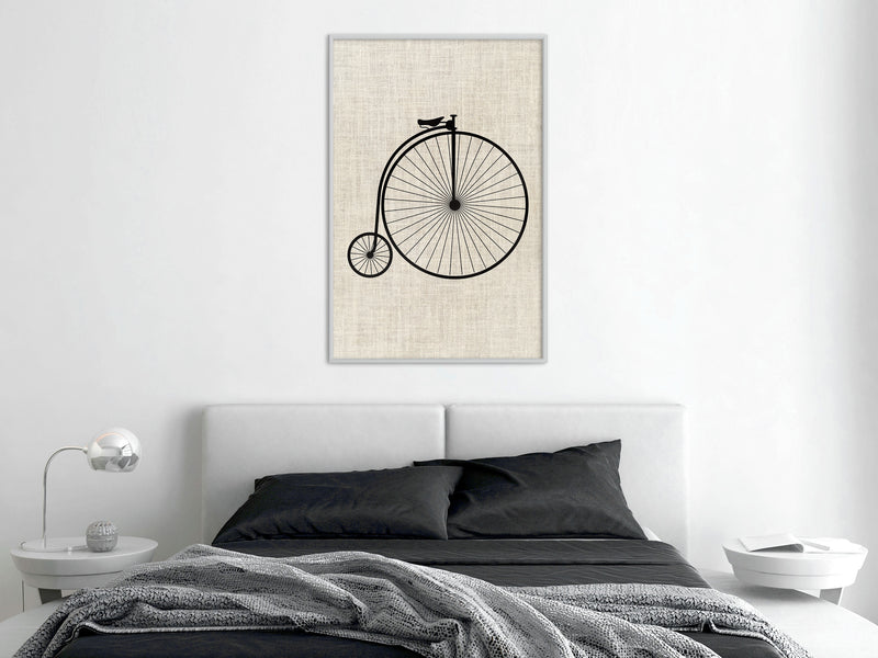 Poster - Penny-Farthing  - wit