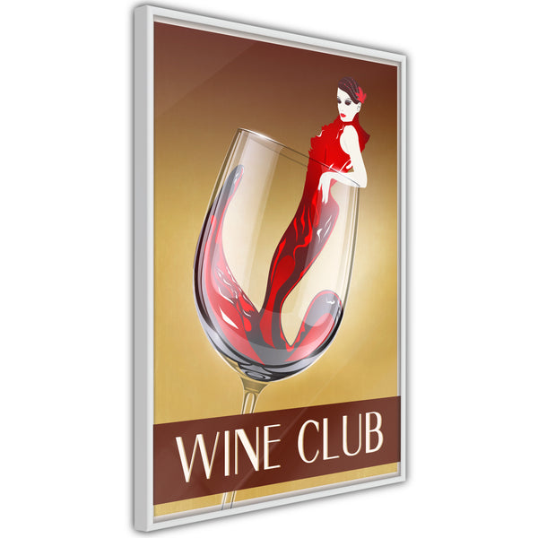 Poster - Woman is Like a Wine  - wit