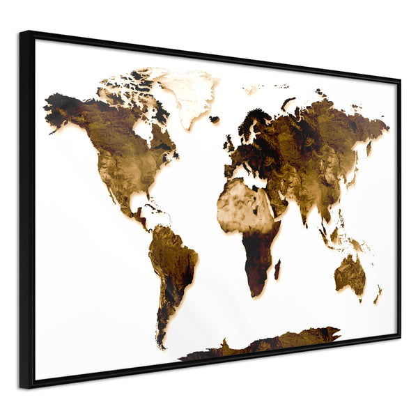 Poster - Our World  - zwart