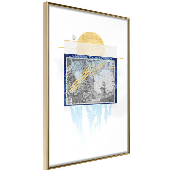 Poster - The Coldest Continent  - goud