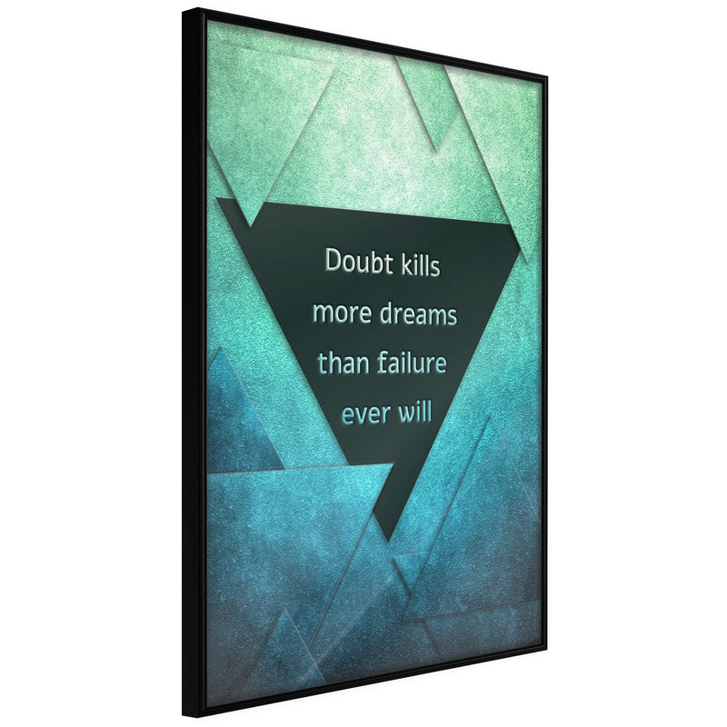 Poster - Doubts II  - zwart