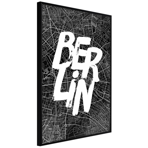 Poster - Negative Berlin [Poster]  - zwart