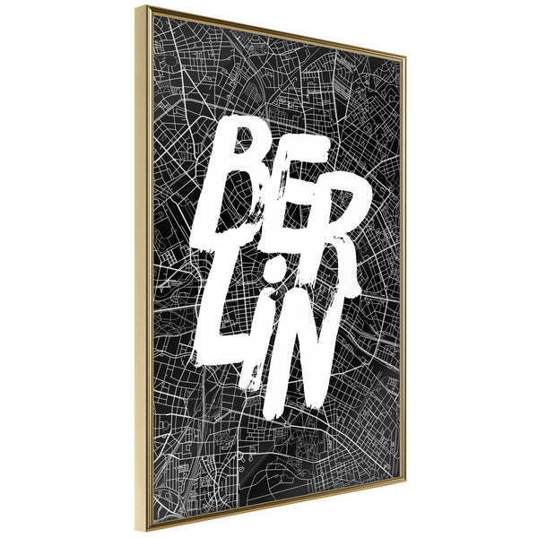 Poster - Negative Berlin [Poster]  - goud