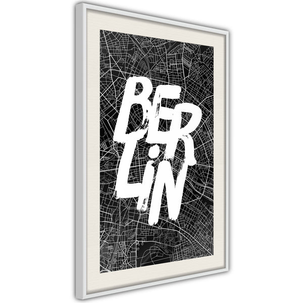 Poster - Negative Berlin [Poster]  - wit passepartout