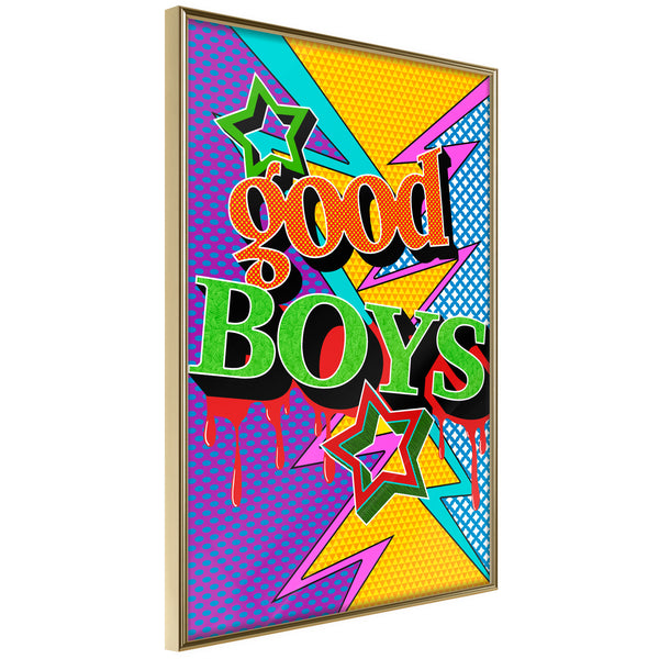 Poster - Good Boys  - goud