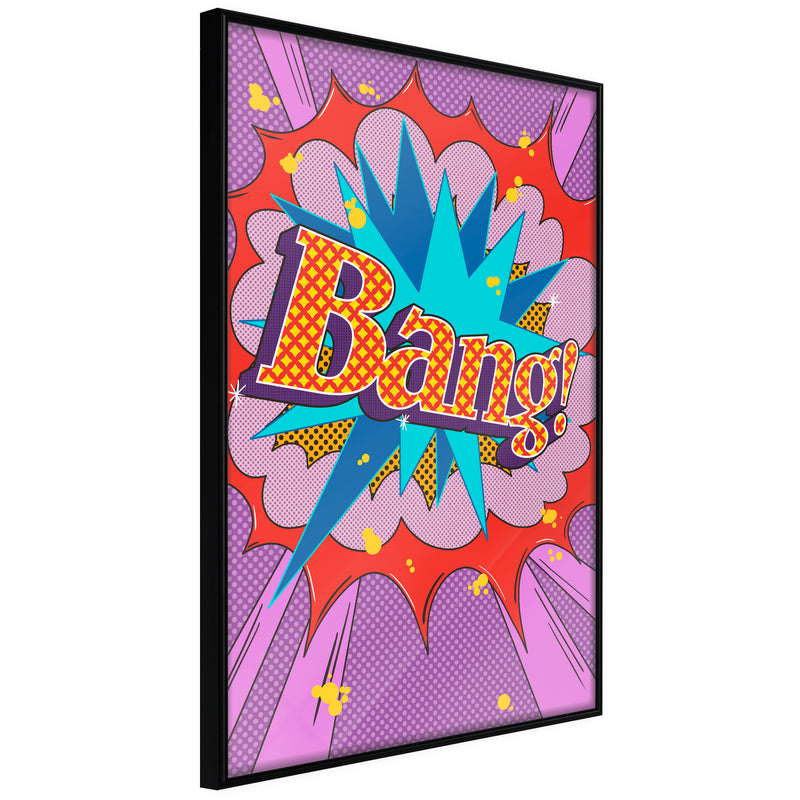 Poster - Bang!  - zwart