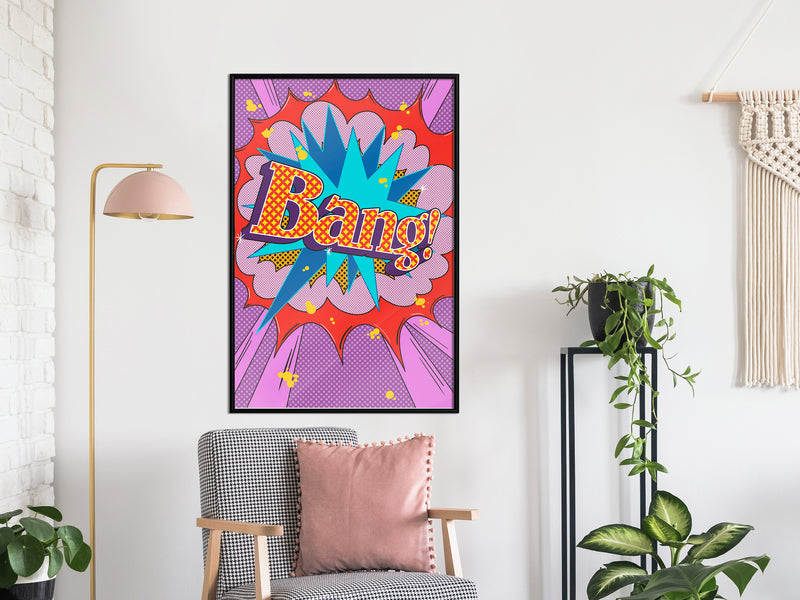 Poster - Bang!  - zwart