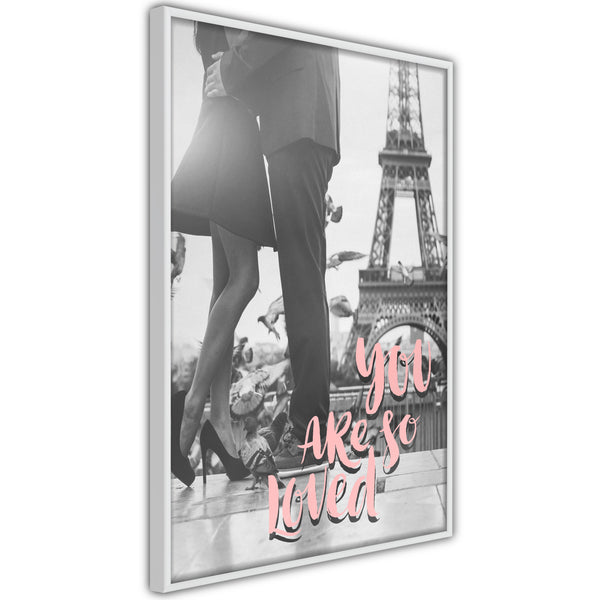 Poster - Love in Paris  - wit