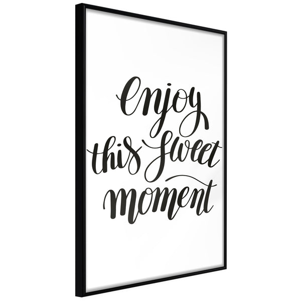 Poster - Moment  - zwart