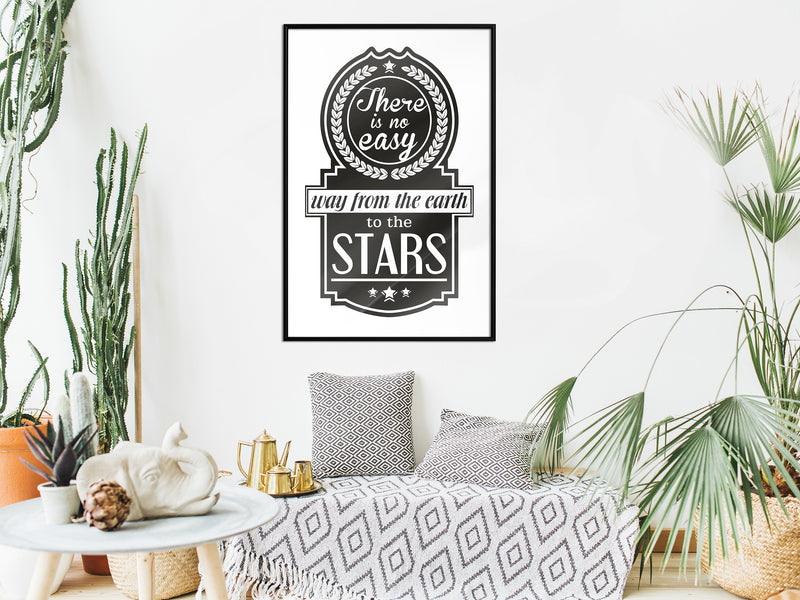 Poster - Way to the Stars   - zwart