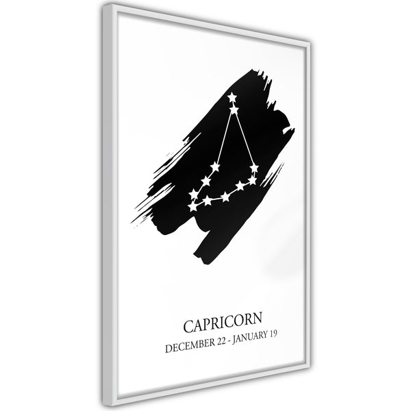 Poster - Zodiac: Capricorn I  - wit