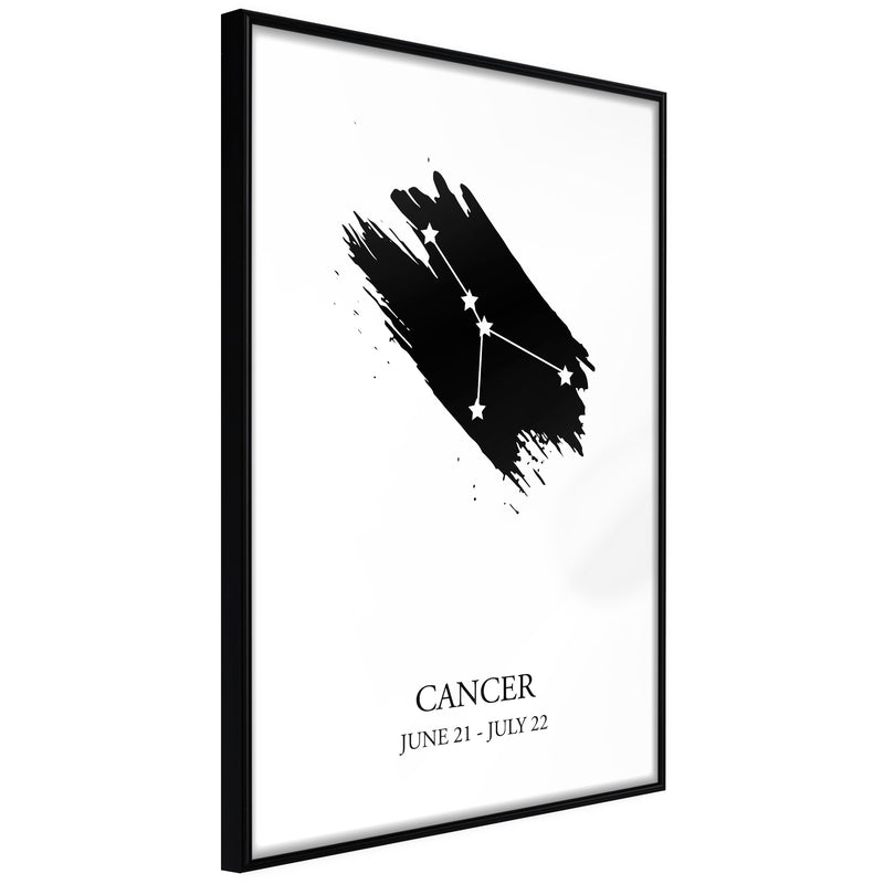 Poster - Zodiac: Cancer I  - zwart