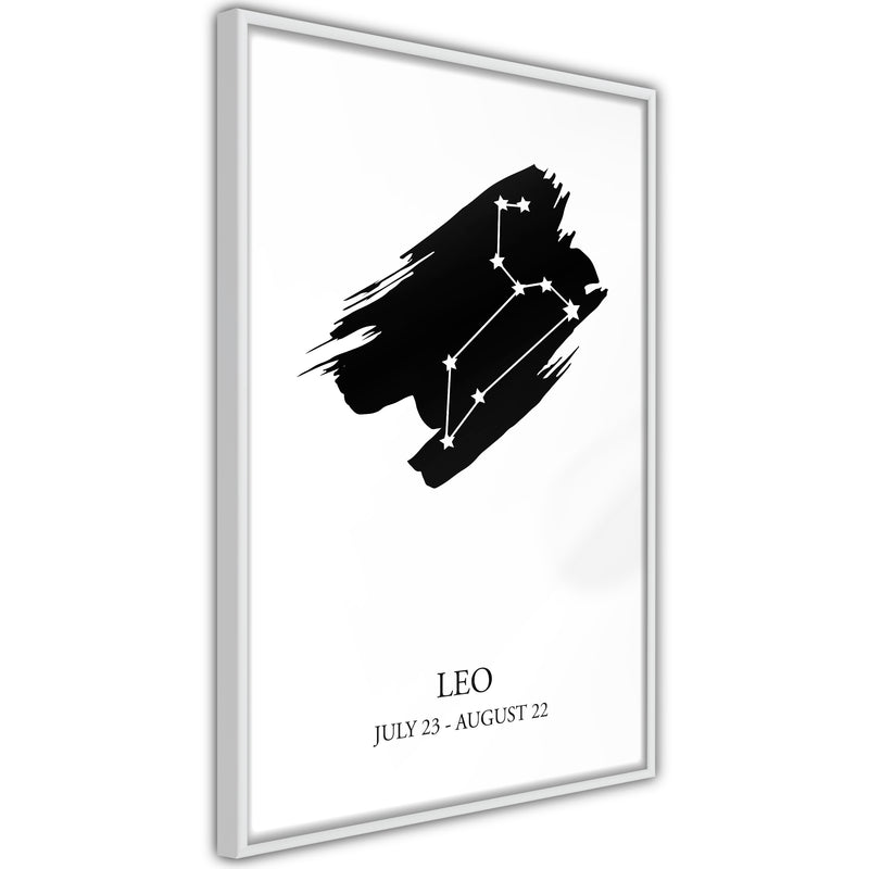 Poster - Zodiac: Leo I  - wit