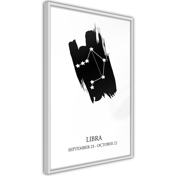 Poster - Zodiac: Libra I  - wit