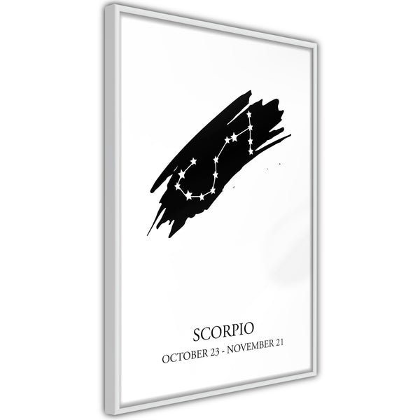 Poster - Zodiac: Scorpio I  - wit