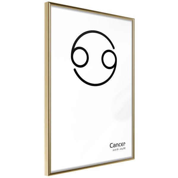 Poster - Zodiac: Cancer II  - goud