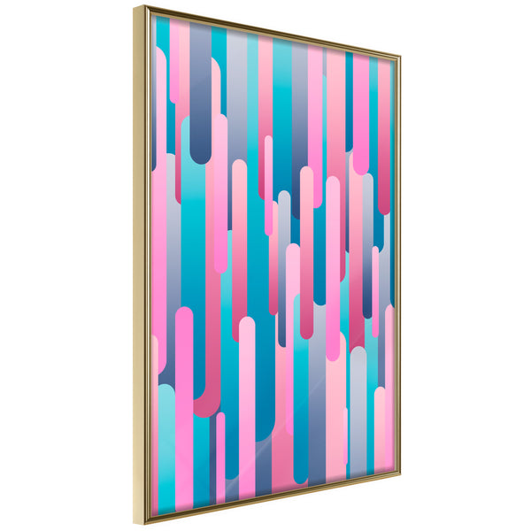 Poster - Abstract Skyscrapers  - goud