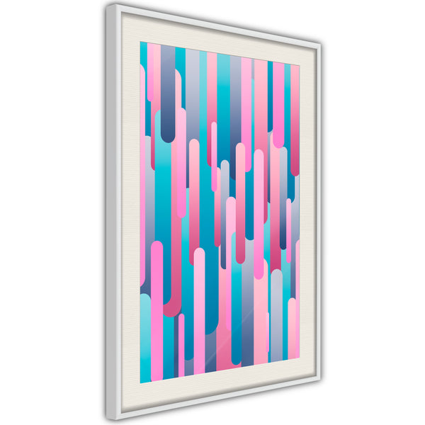 Poster - Abstract Skyscrapers  - wit passepartout