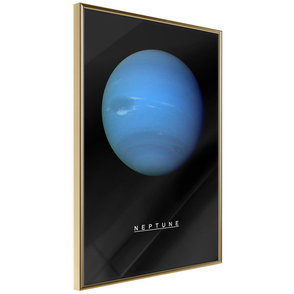 Poster - The Solar System: Neptun  - goud