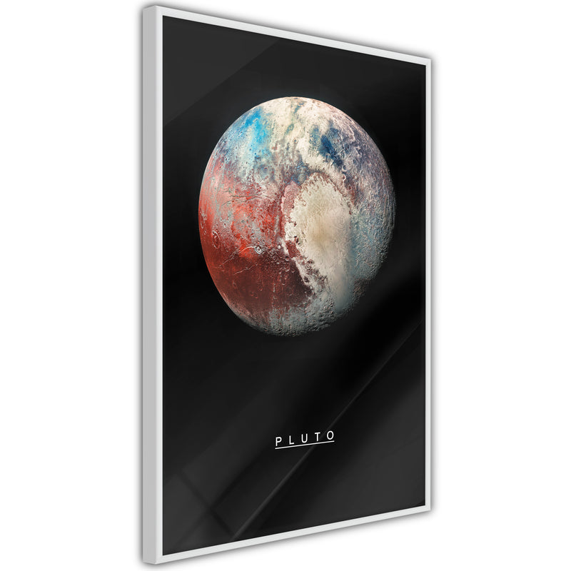 Poster - The Solar System: Pluto  - wit