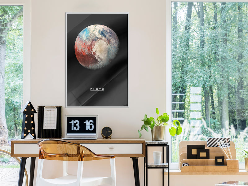 Poster - The Solar System: Pluto  - wit