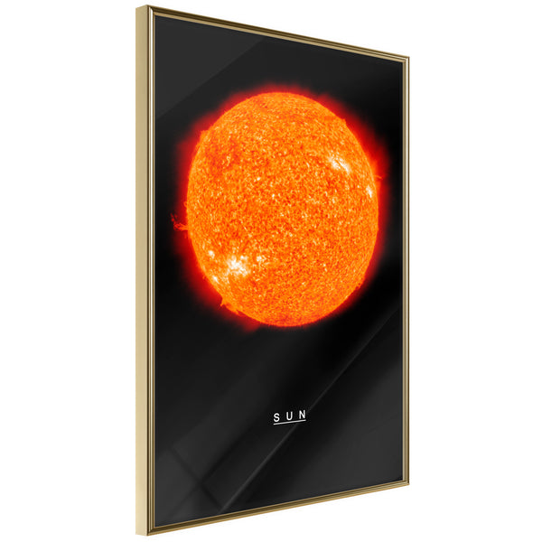 Poster - The Solar System: Sun  - goud